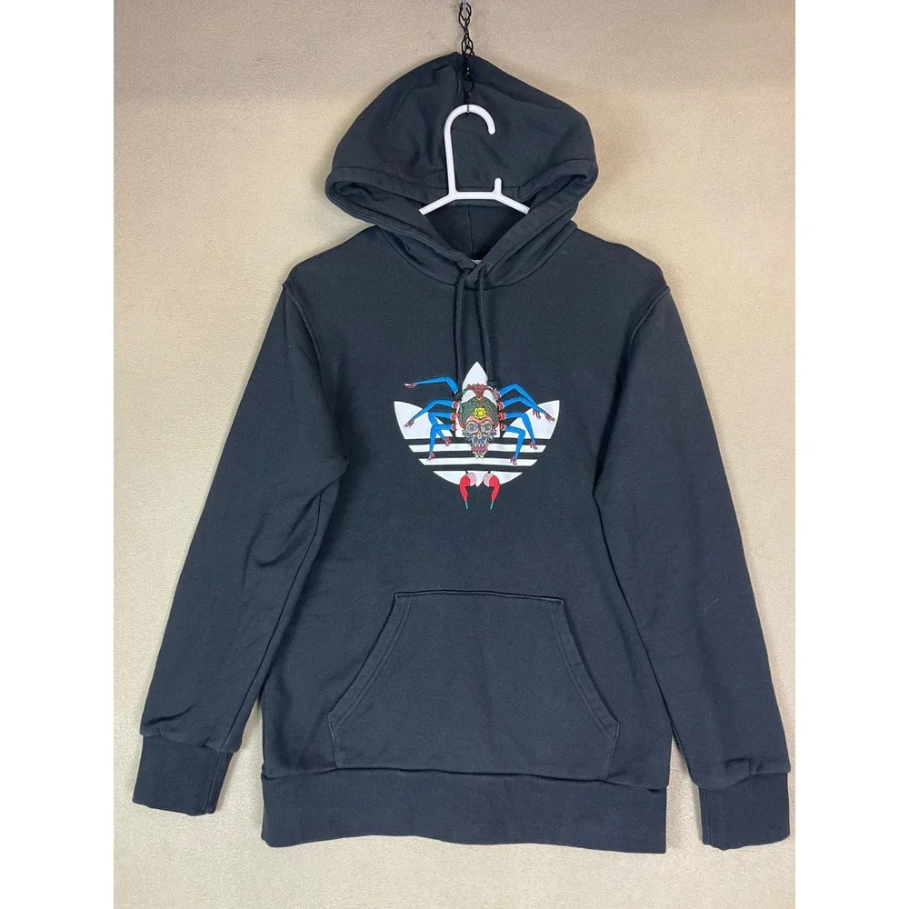 Adidas Reiichi Tanaami Spider Logo Hoodie Black Mens‎ Size Small Collaboration